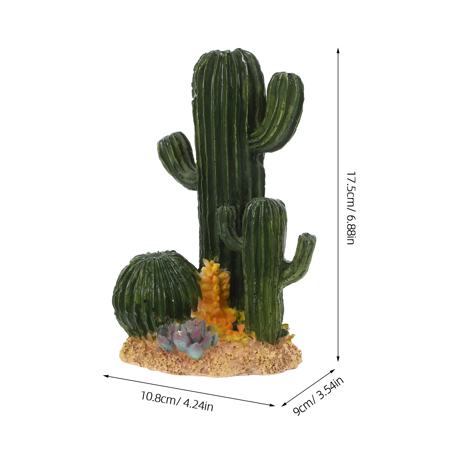 Artificial Cactus Plant Large  - Terrarium Moss Art recension och pris