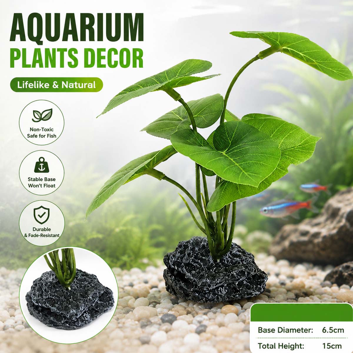 1pc Aquarium Simulation Plant  - Terrarium Moss Art recension och pris