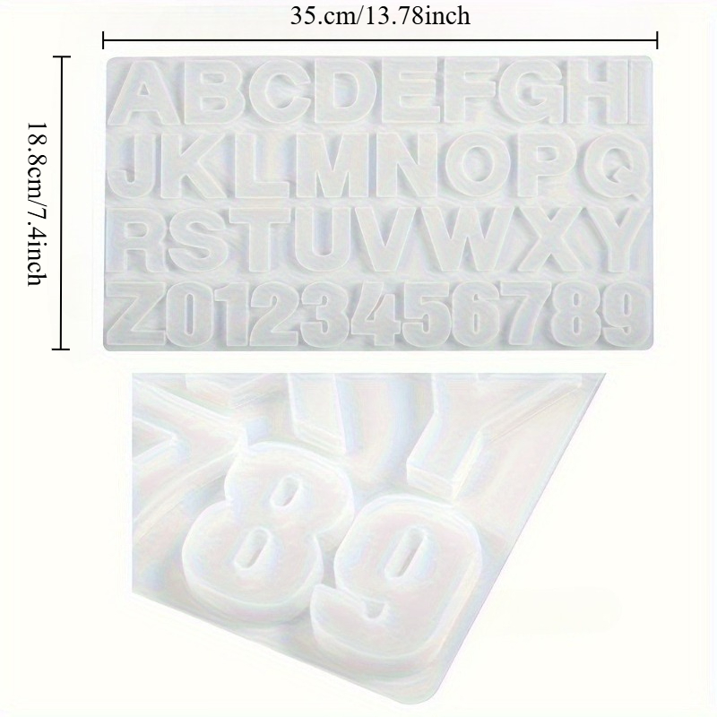 Letter A To Z Pendants Silicon - Serving Tray Mold recension och pris