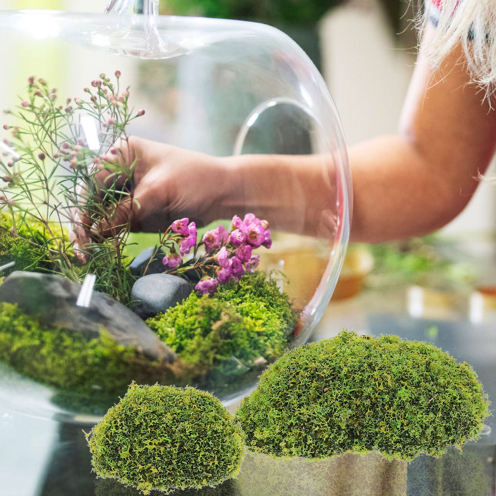 12pcs Artificial Moss RocksFak - Terrarium Moss Art recension och pris