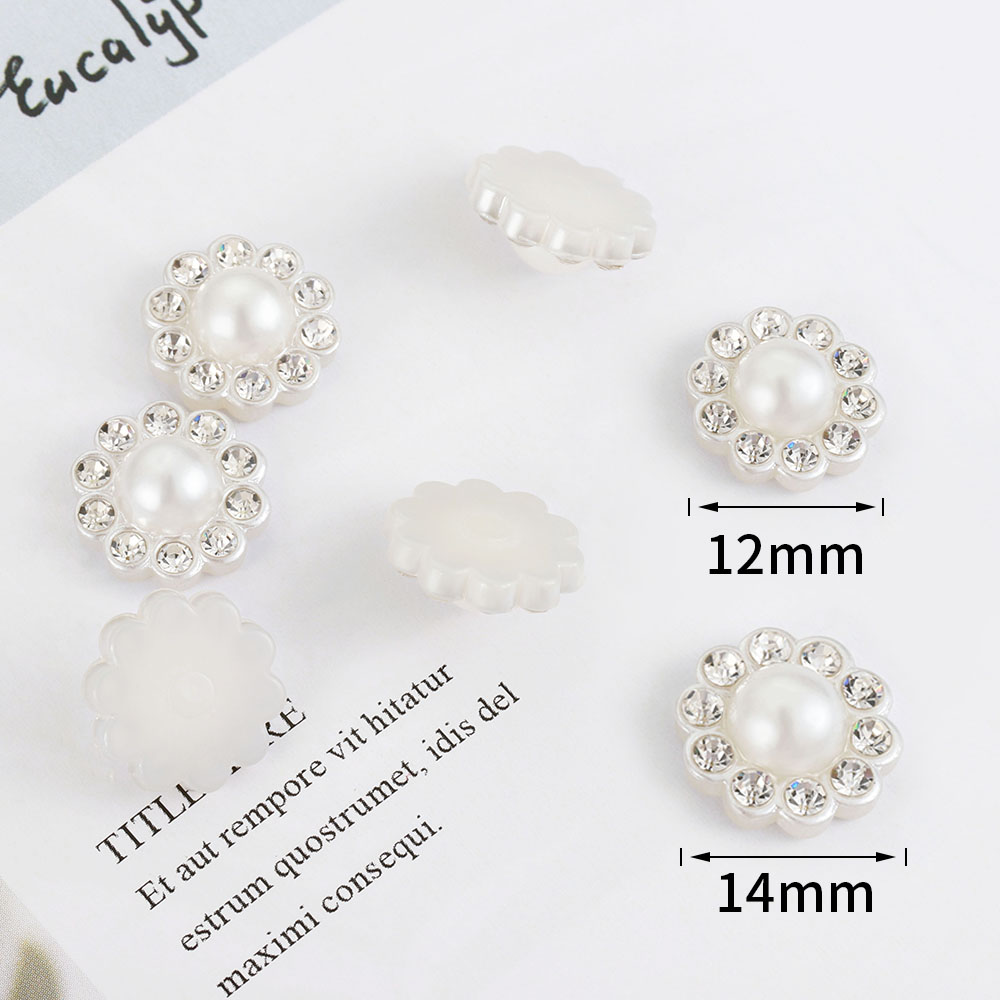 50pcs White Flat Imitation Pea - Flower Preservation Resin recension och pris
