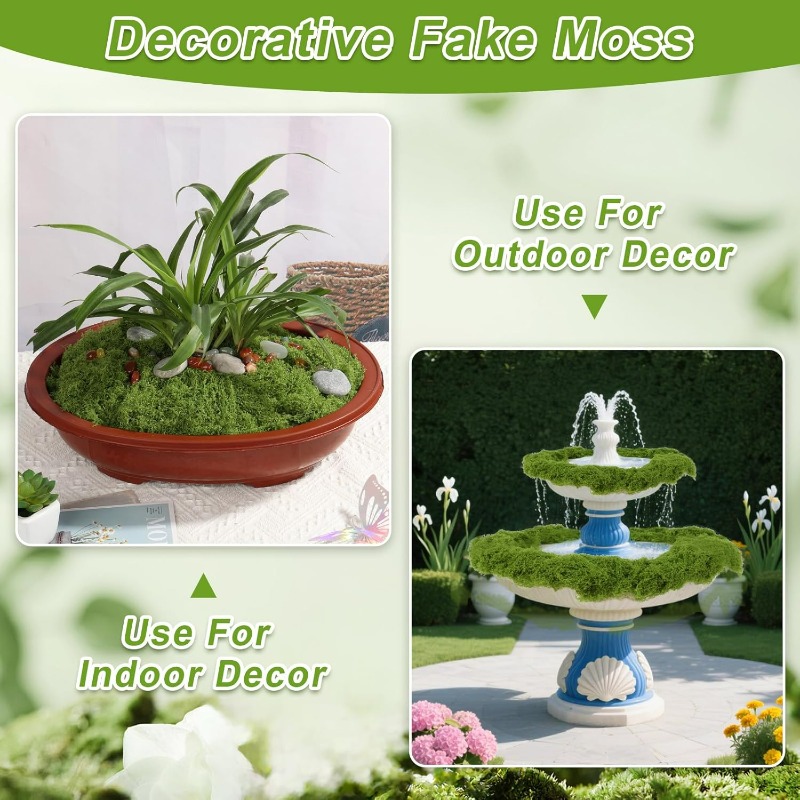 Artificial Green Plants Eterna - Terrarium Moss Art recension och pris